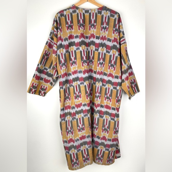 Divali Ikat Coat Kaftan - Picture 7 of 9
